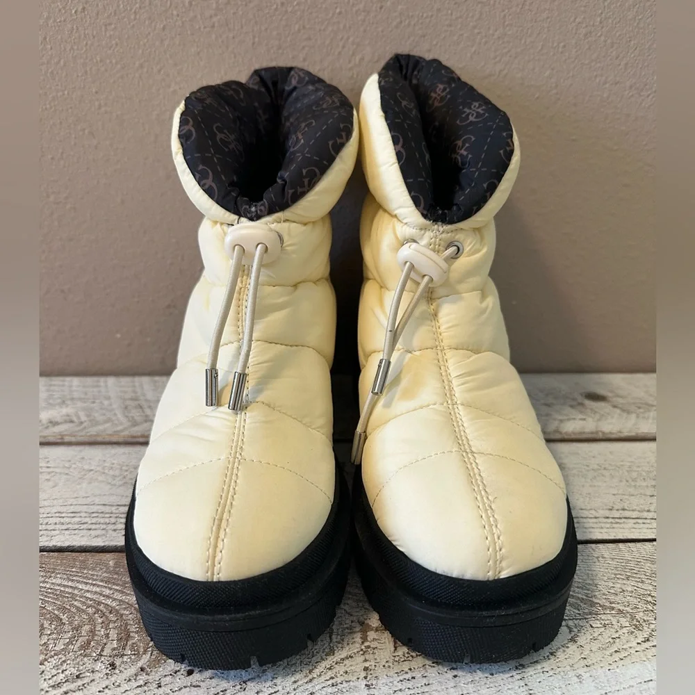 Guess Leeda2 Logo Winter Ankle Boots - NIB